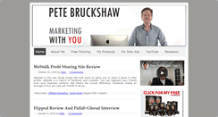 Desktop Screenshot of petebruckshaw.com